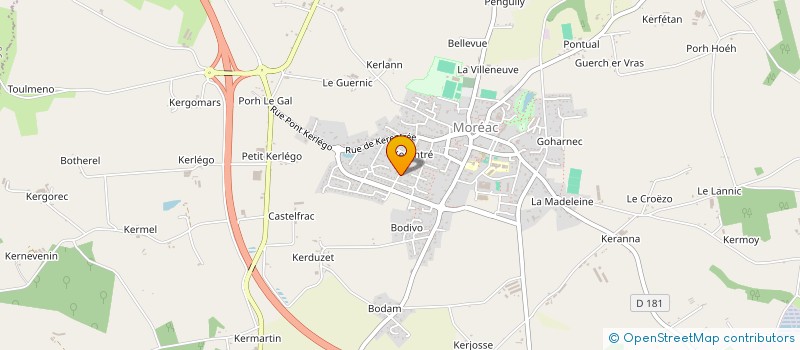 localisation de l'entreprise ANTHONY CAPDEVILLE  MOREAC