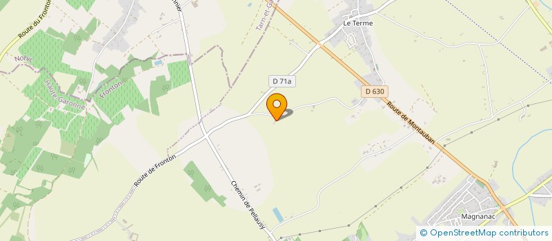 localisation de l'entreprise ANTHONY CHARPENTE  VACQUIERS