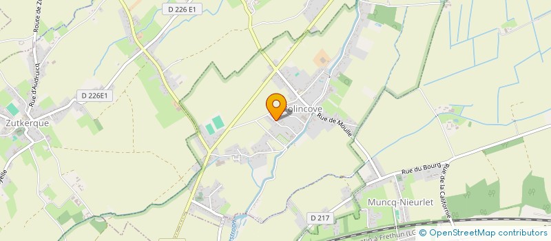 localisation de l'entreprise ANTHONY COSSART  POLINCOVE