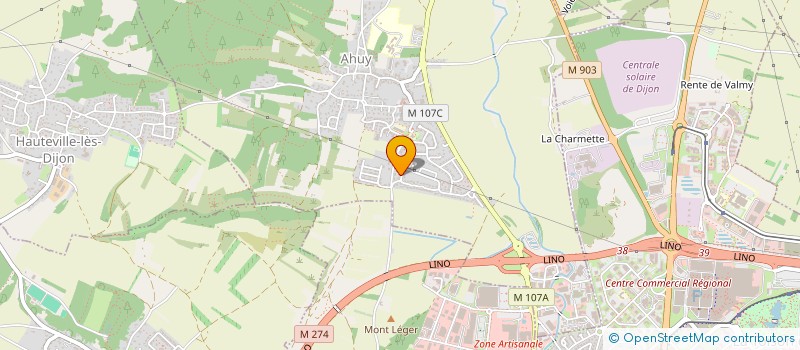 localisation de l'entreprise ANTHONY DACLIN INVEST  AHUY