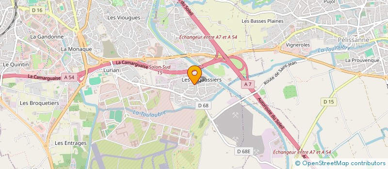 localisation de l'entreprise ANTHONY DANTI HOLDING  SALON-DE-PROVENCE