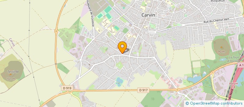 localisation de l'entreprise ANTHONY DELCROIX FAMILLE  CARVIN