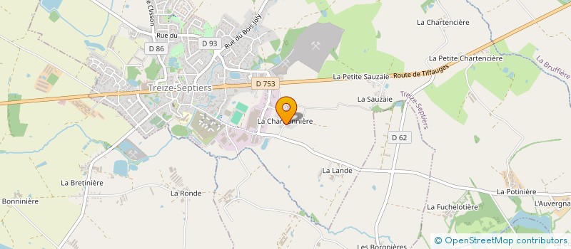 localisation de l'entreprise ANTHONY ELEC 85  TREIZE-SEPTIERS