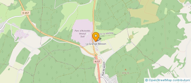 localisation de l'entreprise ANTHONY ETOILE FILANTE  VALLEROIS-LORIOZ