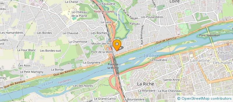 localisation de l'entreprise ANTHONY GASNIER  SAINT-CYR-SUR-LOIRE