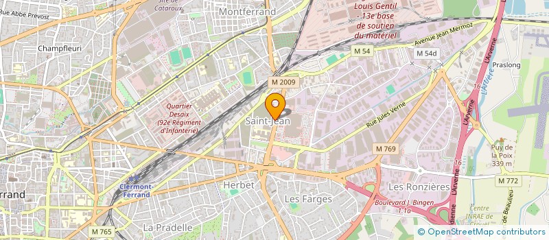 localisation de l'entreprise ANTHONY GAUTHIER à CLERMONT-FERRAND