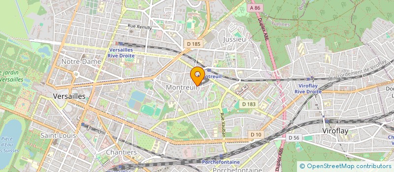 localisation de l'entreprise ANTHONY GURHEM à VERSAILLES