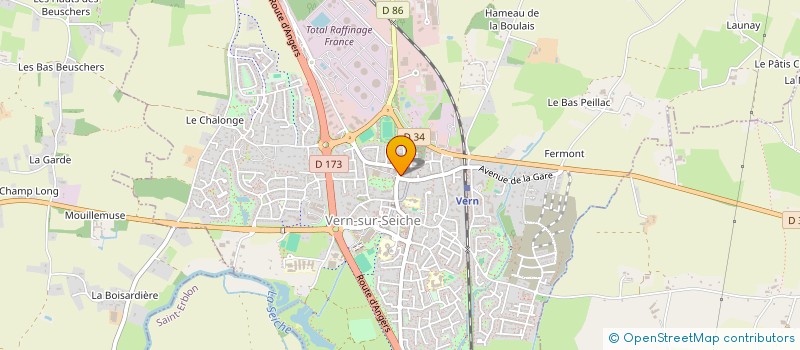 localisation de l'entreprise ANTHONY JEAN S  VERN-SUR-SEICHE