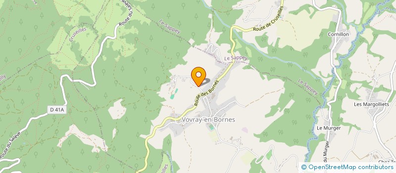 localisation de l'entreprise ANTHONY LAMOT AGENCEMENT  VOVRAY-EN-BORNES