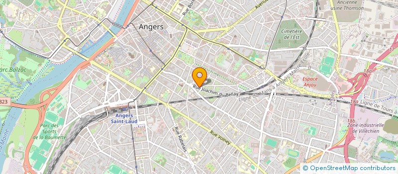 localisation de l'entreprise ANTHONY LUSSON - CONSEILS ET STRATEGIE  ANGERS