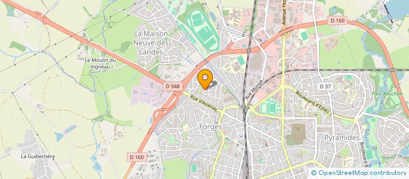 localisation de l'entreprise ANTHONY MANSON à LA ROCHE-SUR-YON