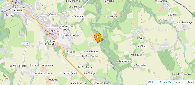 localisation de l'entreprise ANTHONY MIRIEL à LANGUENAN