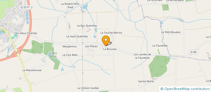 localisation de l'entreprise ANTHONY MOUREAUD TRANSPORTS à GUIPRY-MESSAC