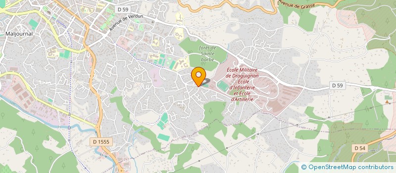 localisation de l'entreprise ANTHONY MUNOZ JARDINS  DRAGUIGNAN