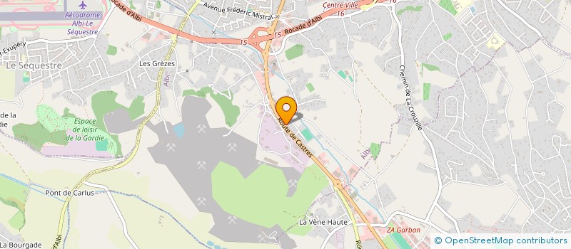 localisation de l'entreprise ANTHONY OLIVEIRA  ALBI