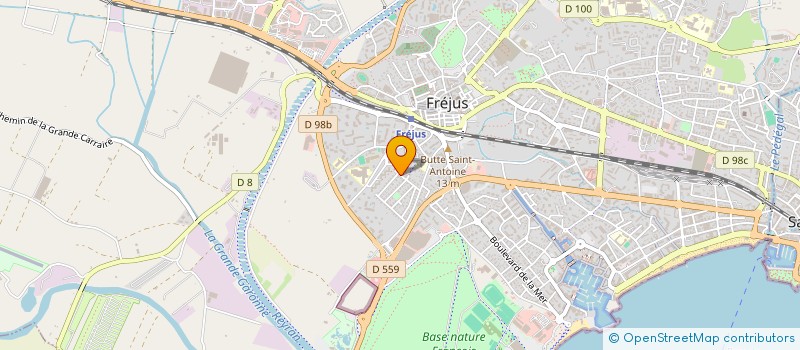 localisation de l'entreprise ANTHONY REGROUPEMENT SERVICE HABITAT à FREJUS