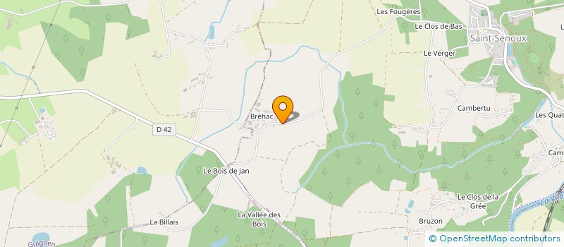 localisation de l'entreprise ANTHONY RICHARD TP  GUIPRY-MESSAC