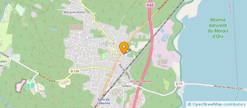 localisation de l'entreprise ANTHONY ROUSSEAU  LABENNE