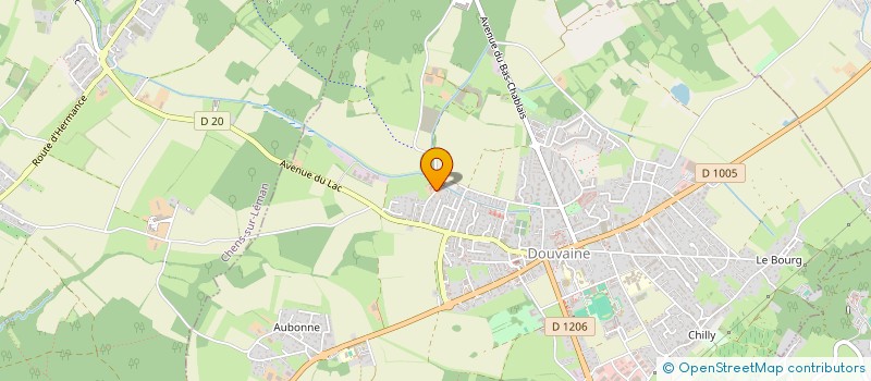 localisation de l'entreprise ANTHONY VIOLLAND  DOUVAINE