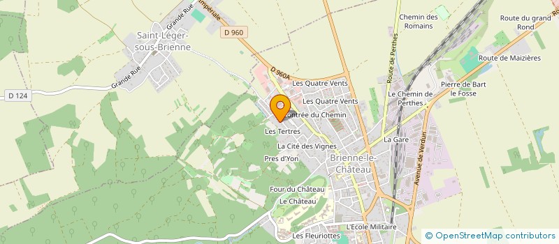 localisation de l'entreprise ANTHONYM  BRIENNE-LE-CHATEAU