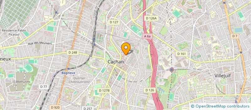 localisation de l'entreprise ANTHONYP  CACHAN