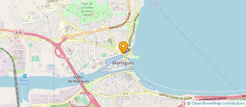 localisation de l'entreprise ANTHOULY PIGNOL  MARTIGUES