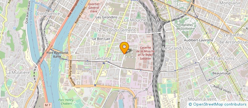 localisation de l'entreprise ANTHRACITE à LYON