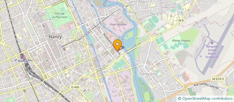 localisation de l'entreprise ANTHRACITE  NANCY