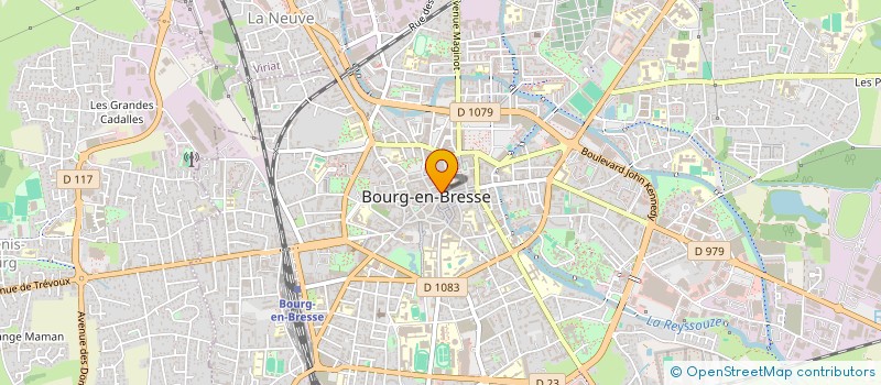 localisation de l'entreprise ANTHRACITE à BOURG-EN-BRESSE