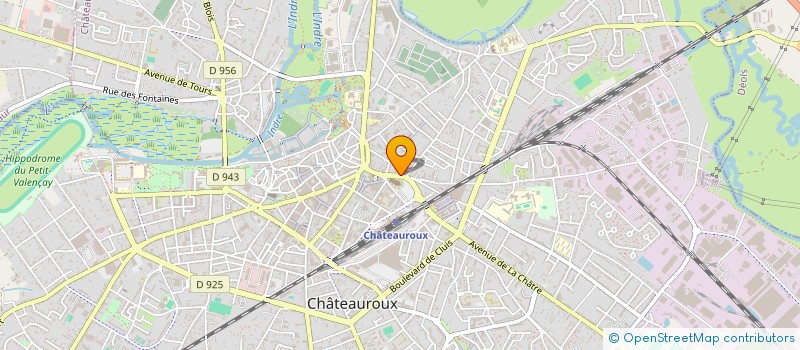 localisation de l'entreprise ANTHRACITE à CHATEAUROUX
