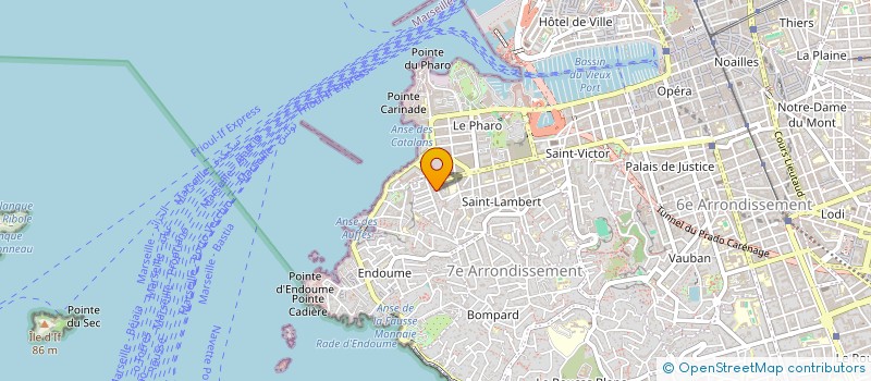 localisation de l'entreprise ANTHROPOL ENVIRONNEMENT à MARSEILLE