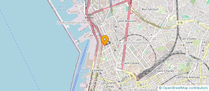 localisation de l'entreprise ANTHROPOSPHERE à MARSEILLE