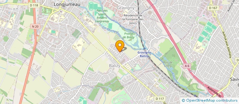 localisation de l'entreprise ANTHROSEINE à LONGJUMEAU