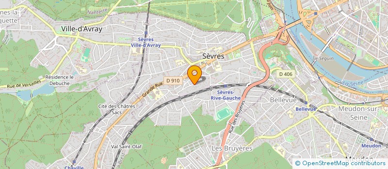 localisation de l'entreprise ANTI COMMUNO RACISME à SEVRES
