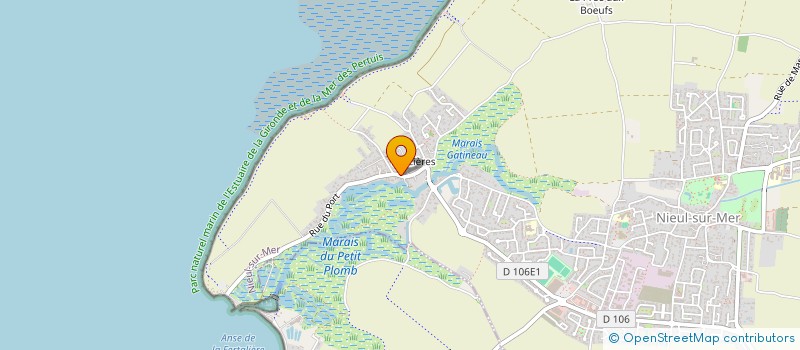 localisation de l'entreprise ANTI DERIVE  NIEUL-SUR-MER