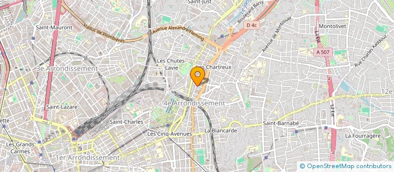 localisation de l'entreprise ANTI-FLASH à MARSEILLE
