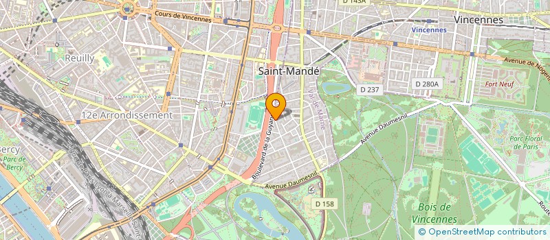 localisation de l'entreprise ANTI NUISIBLE IDF à SAINT-MANDE