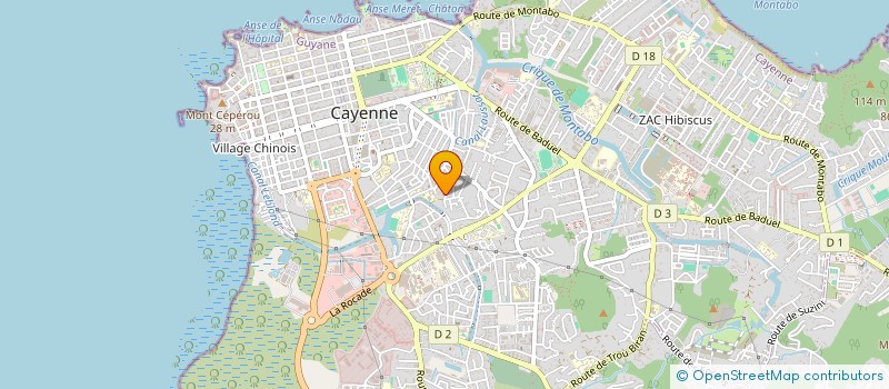 localisation de l'entreprise ANTI PODES  CAYENNE