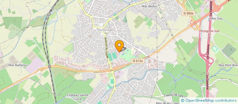 localisation de l'entreprise << ANTI TERMITE 66 >>  TOULOUGES