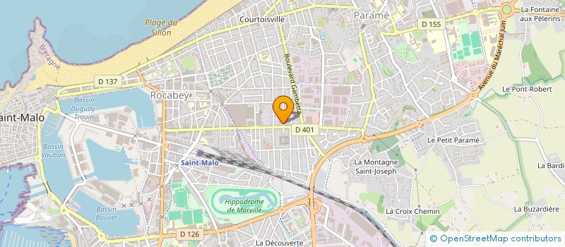 localisation de l'entreprise ANTI TERMITES 35 à SAINT-MALO