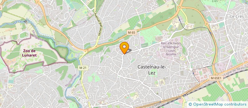 localisation de l'entreprise ANTIBE à CASTELNAU-LE-LEZ