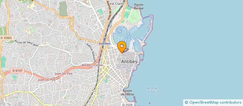 localisation de l'entreprise ANTIBEALIBRIS  ANTIBES