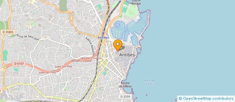localisation de l'entreprise ANTIBES 55 à ANTIBES