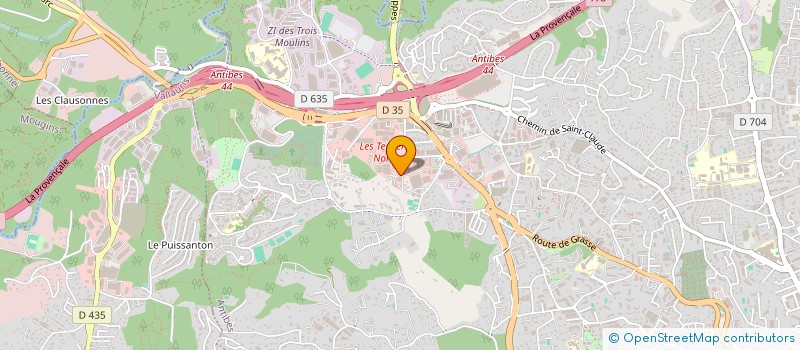 localisation de l'entreprise ANTIBES AUTO SERVICES à ANTIBES