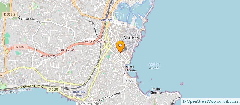 localisation de l'entreprise ANTIBES DEMENAGEMENT SAINT BERNARD à ANTIBES
