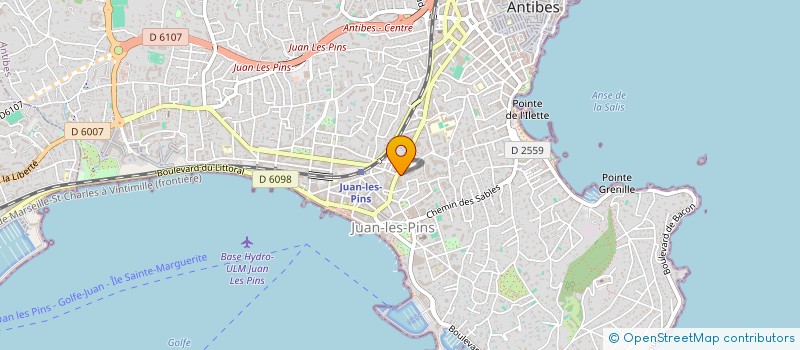 localisation de l'entreprise ANTIBES EMBALLAGE à ANTIBES