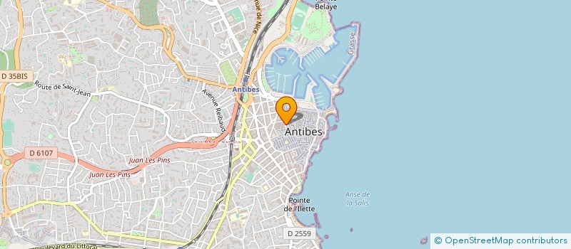 localisation de l'entreprise ANTIBES FOURRURES à ANTIBES