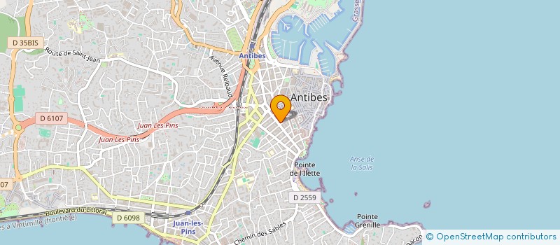 localisation de l'entreprise ANTIBES IMMO  ANTIBES