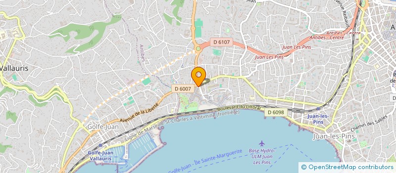 localisation de l'entreprise ANTIBES LES PINS RESIDENCE à ANTIBES
