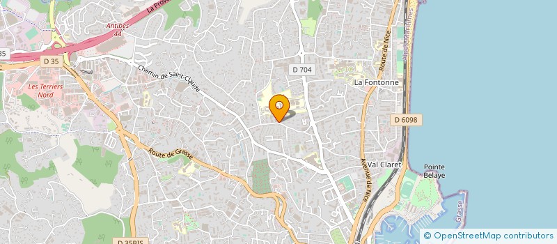 localisation de l'entreprise ANTIBES MENAGERS à ANTIBES